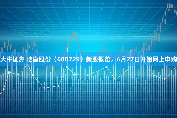 大牛证券 屹唐股份（688729）新股概览，6月27日开始网上申购